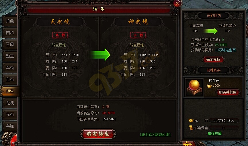 雷霆之怒弓箭手转生数据表.jpg